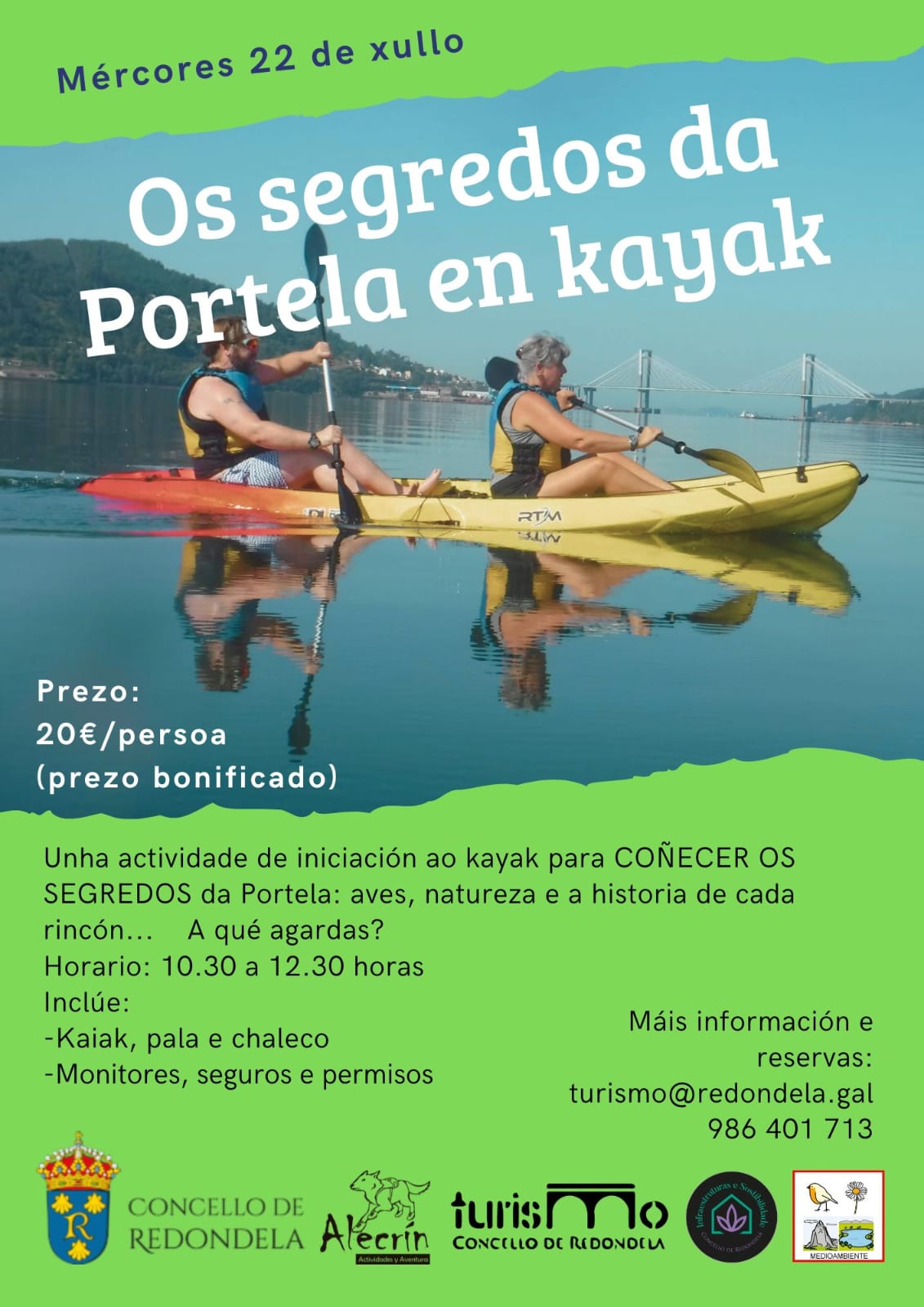 Os segredos da Portela en kayak